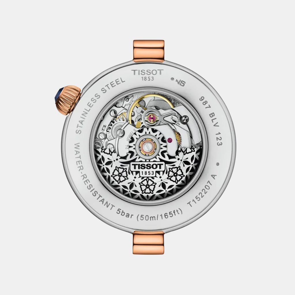 Desir Women Automatic Mother Of Pearl Dial Analog Stainless Steel Watch T1522072211100