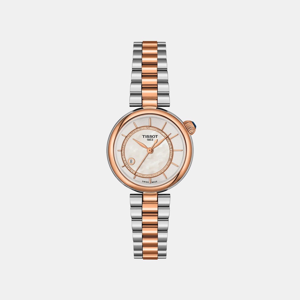 Desir Women Automatic Mother Of Pearl Dial Analog Stainless Steel Watch T1522072211100