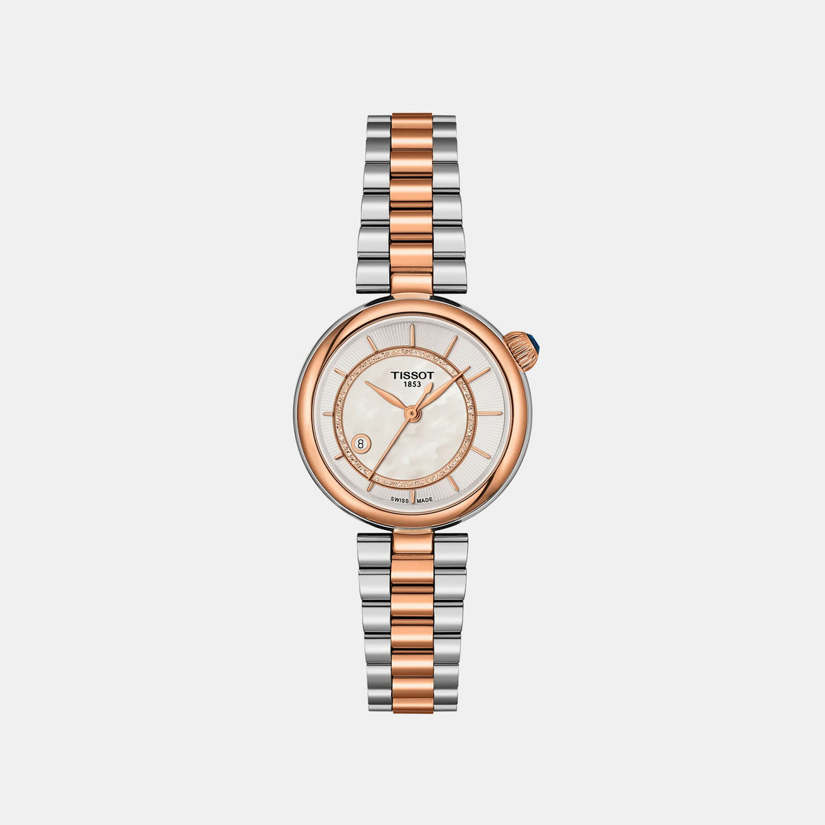 Desir Women Automatic Mother Of Pearl Dial Analog Stainless Steel Watch T1522072211100