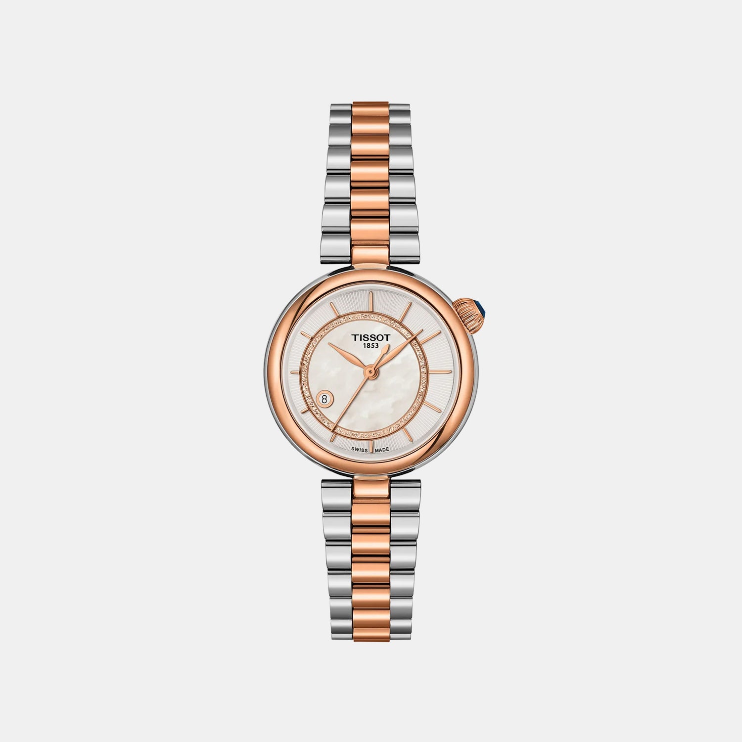 Desir Women Automatic Mother Of Pearl Dial Analog Stainless Steel Watch T1522072211100