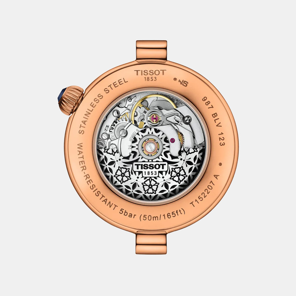 Désir Women Quartz Mother Of Pearl Dial Analog Leather Watch T1522073653100