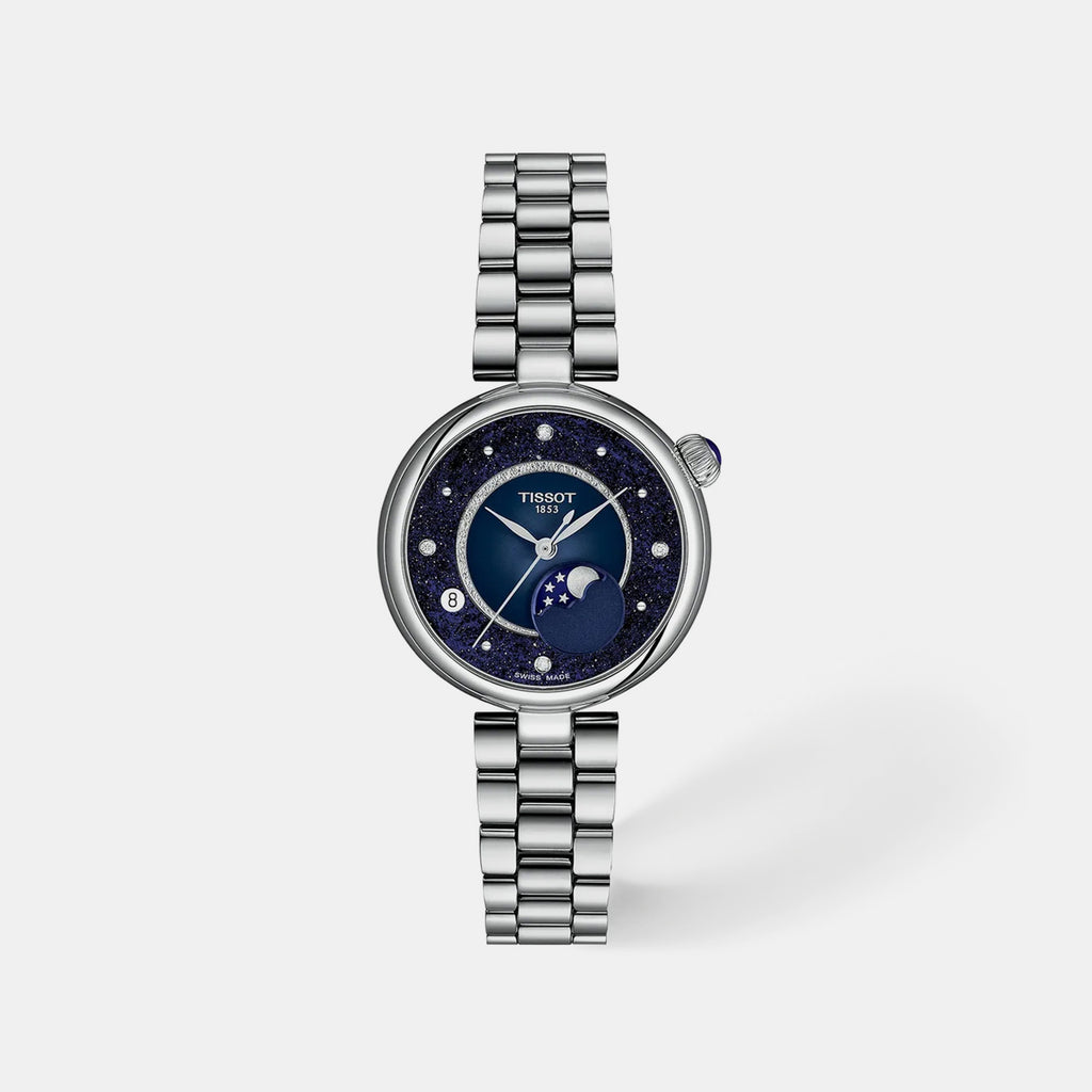 Desir Women Quartz Blue Dial Analog Stainless Steel Watch T1522231149600