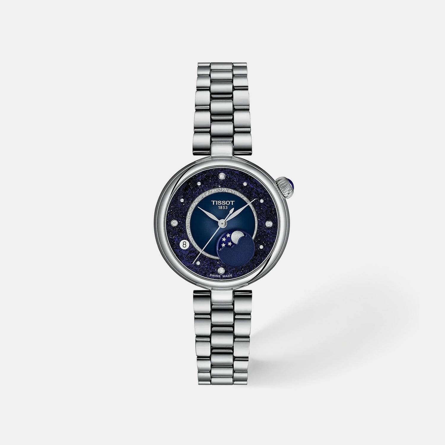 Desir Women Quartz Blue Dial Analog Stainless Steel Watch T1522231149600