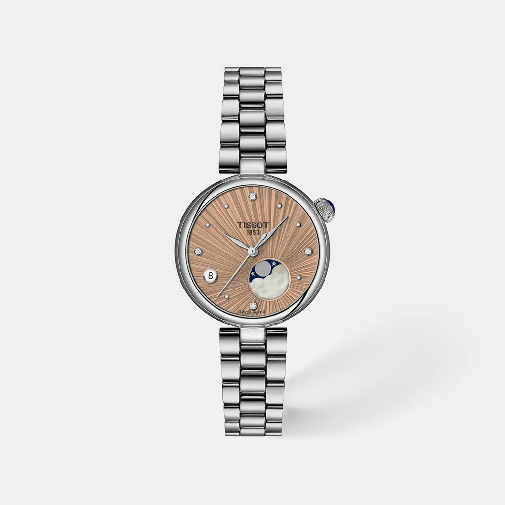Desir Women Quartz Brown Dial Analog Stainless Steel Watch T1522231154600