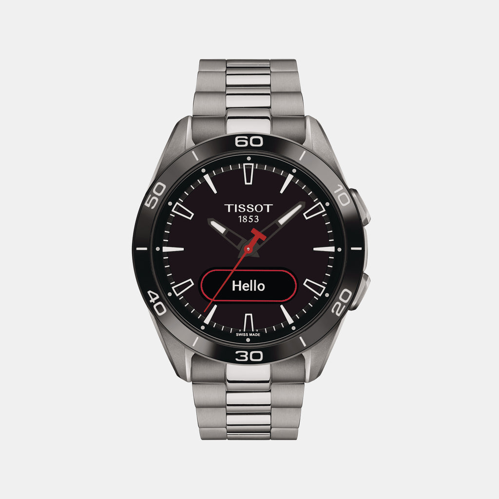 Tissot Round Black  watch