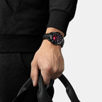 T-Touch Connect Sport Unisex Solar Black Dial Analog Titanium Watch T1534204405101