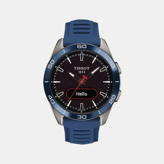 T-Touch Connect Sport Unisex Blue Analog Silicone Watch T1534204705101