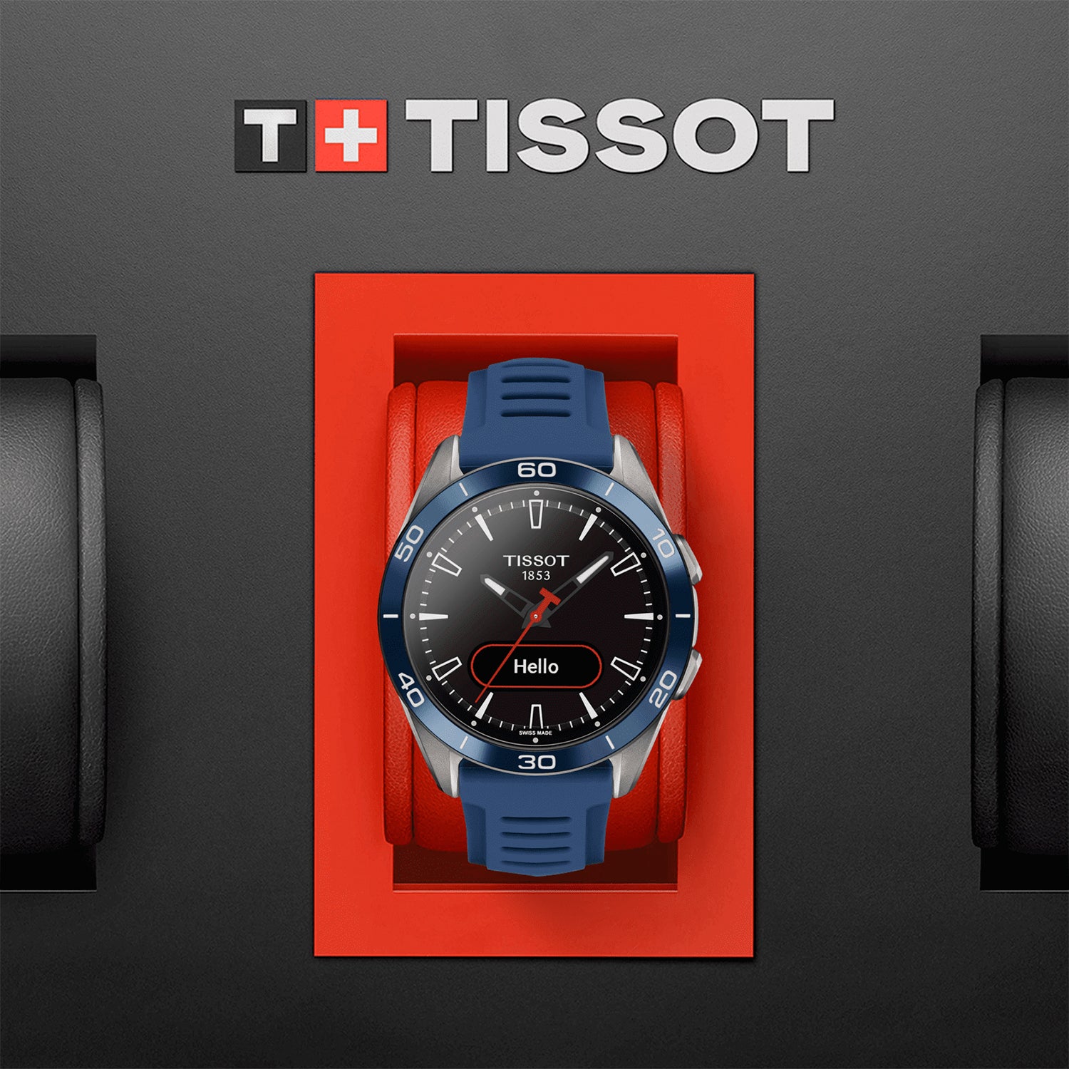 Tissot 43 mm Blue Quartz watch