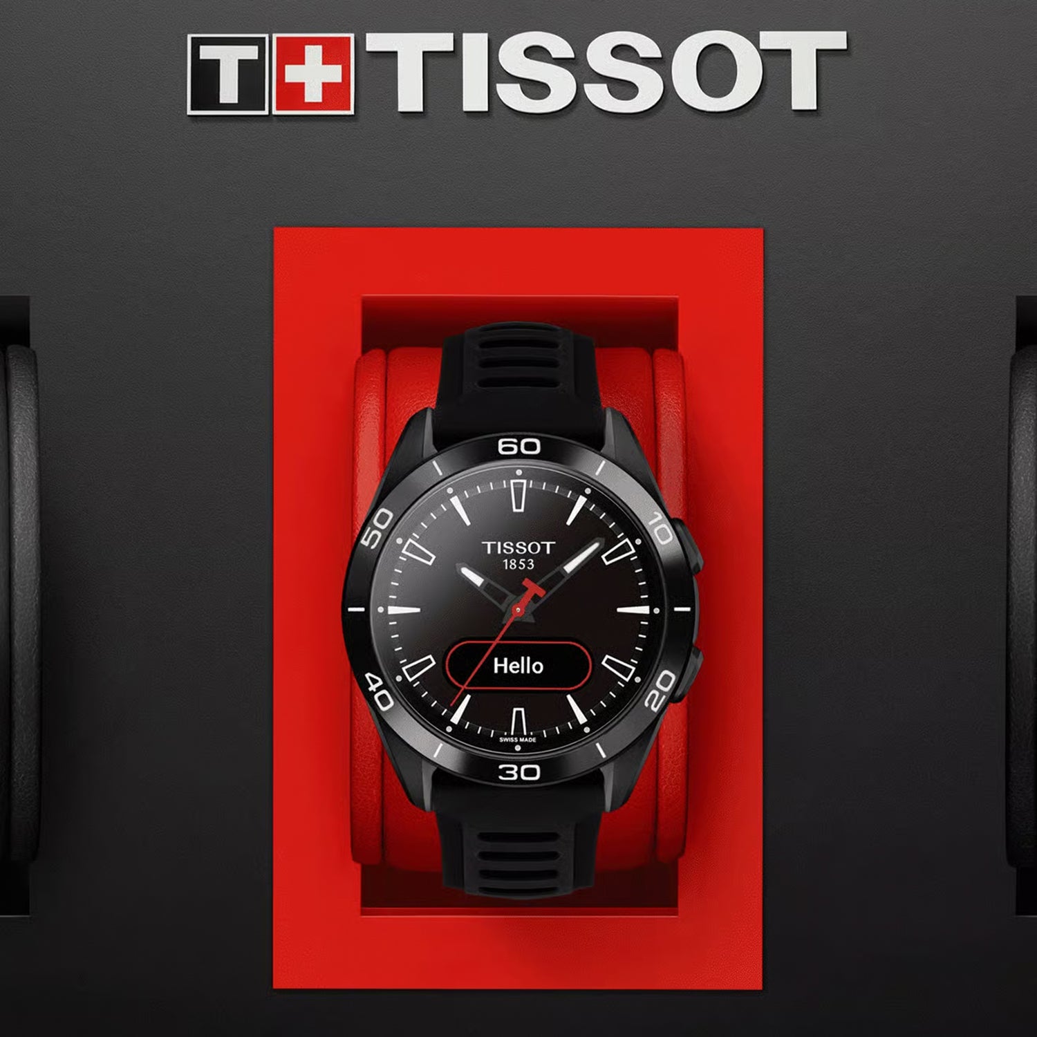 T-Touch Men Quartz Black Dial Analog Silicone Watch T1534204705104