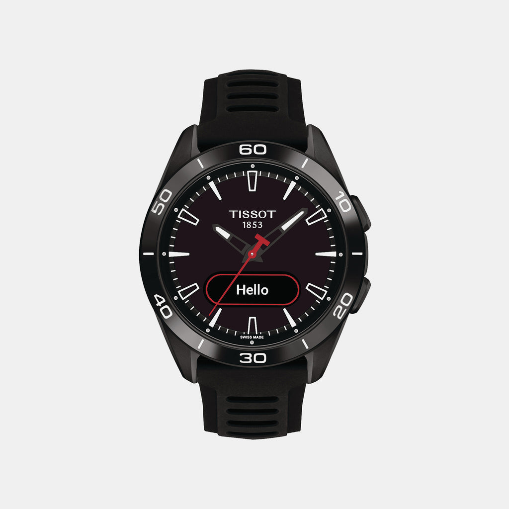T-Touch Men Quartz Black Dial Analog Silicone Watch T1534204705104