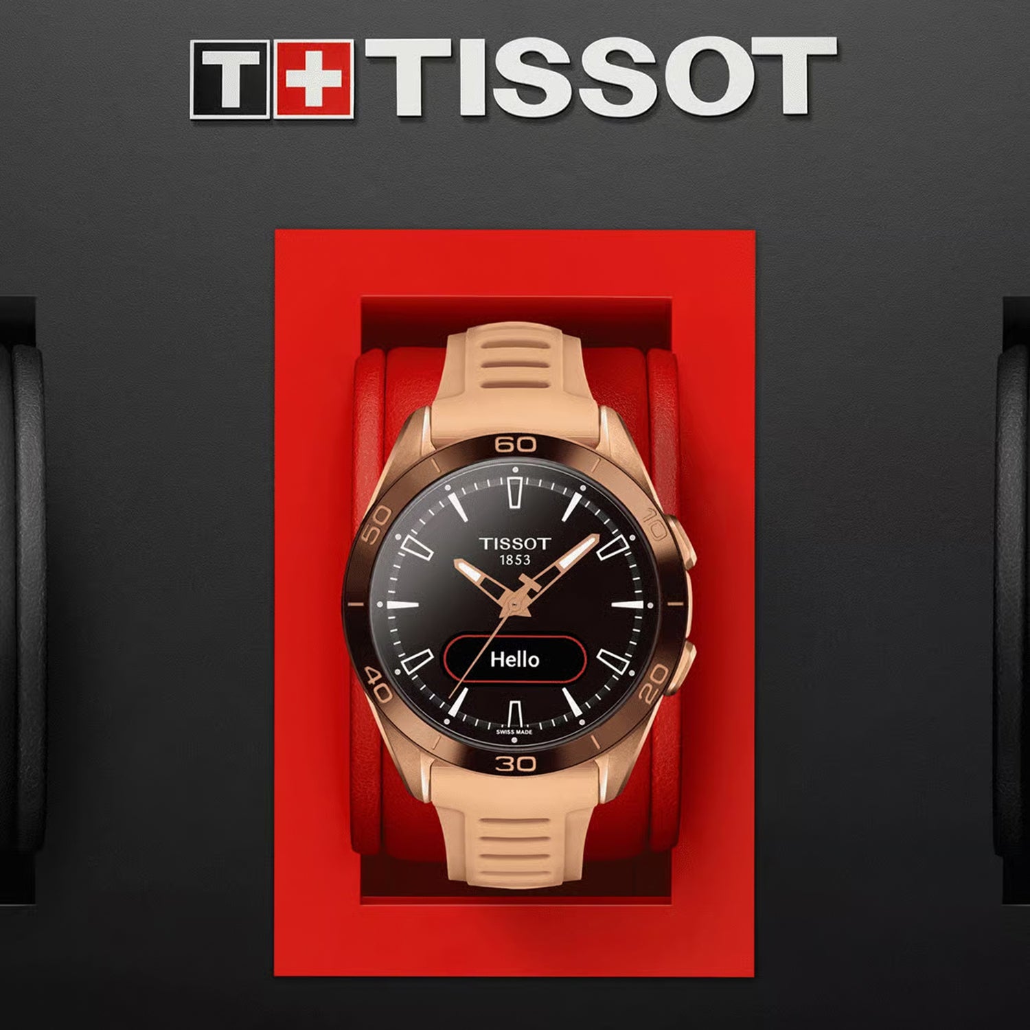T-Touch Men Quartz Black Dial Analog Silicone Watch T1534204705105