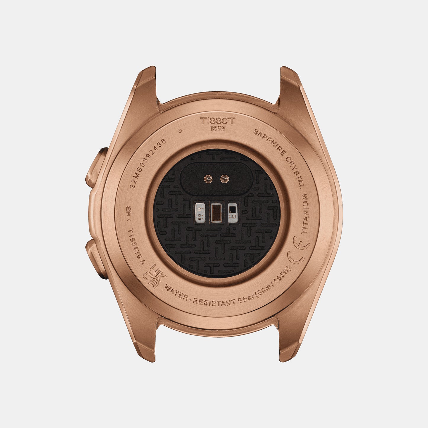 T-Touch Connect Sport Unisex Brown Analog Silicone Watch T1534204705105