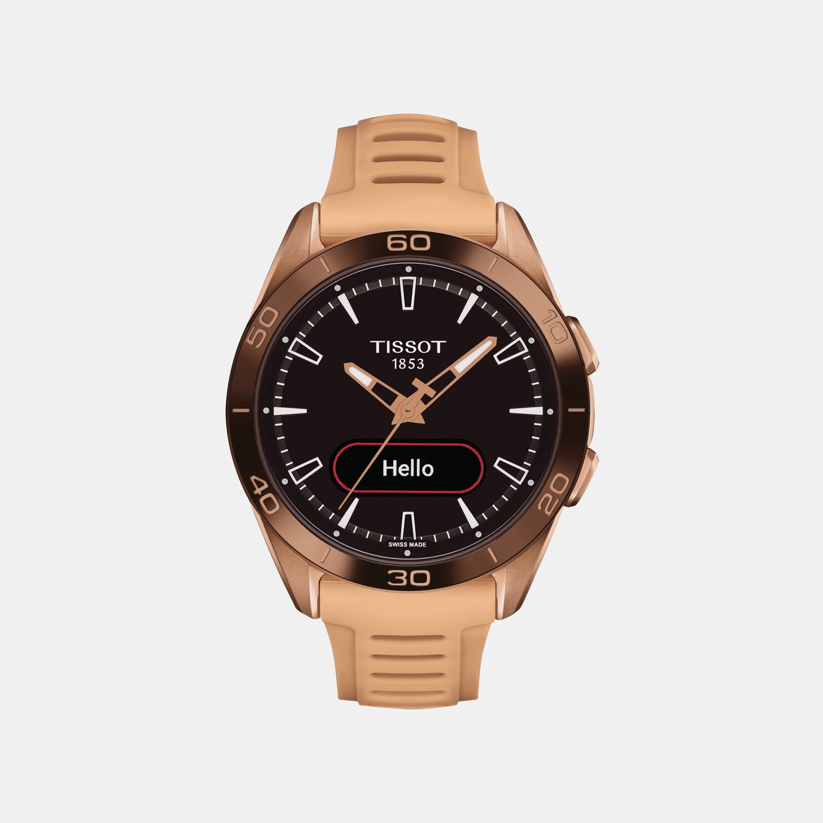 T-Touch Men Quartz Black Dial Analog Silicone Watch T1534204705105