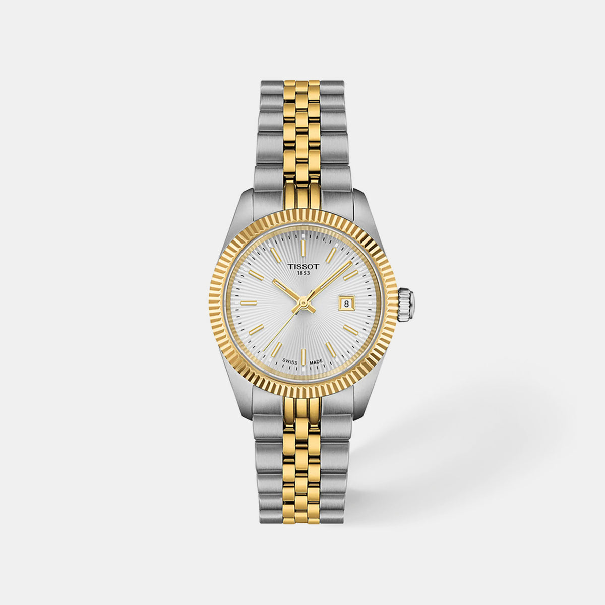 Ballade Women Quartz Silver Dial Analog Stainless Steel Watch T1560102203100