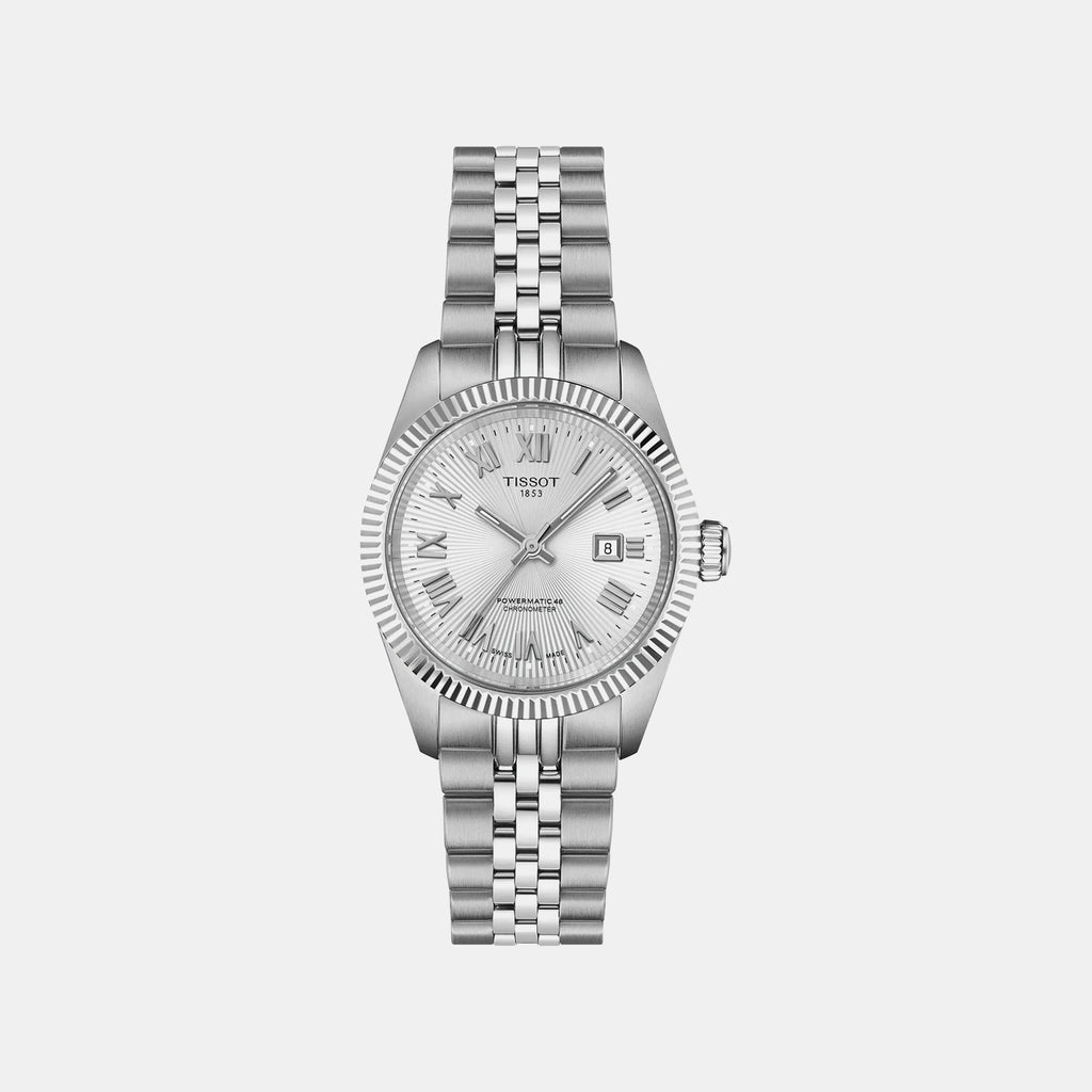 Ballade Women Automatic Silver Dial Analog Stainless Steel Watch T1562081103300