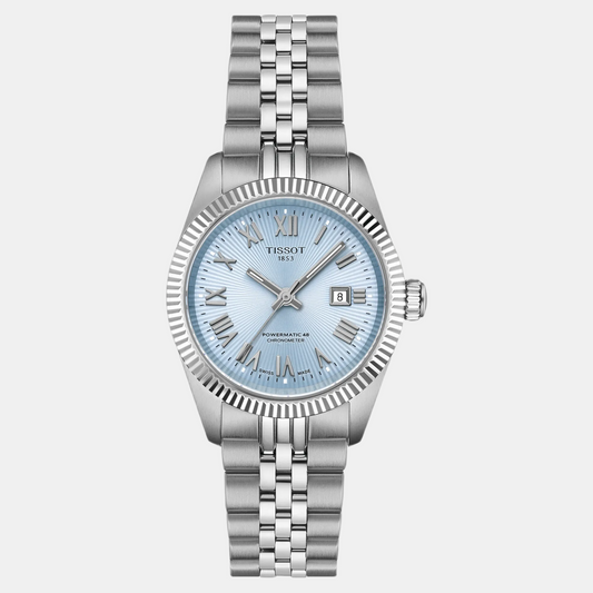Ballade Women Automatic Ice Blue Dial Analog Stainless Steel Watch T1562081135300