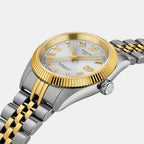 Ballade Women Automatic Silver Dial Analog Stainless Steel Watch T1562082203301