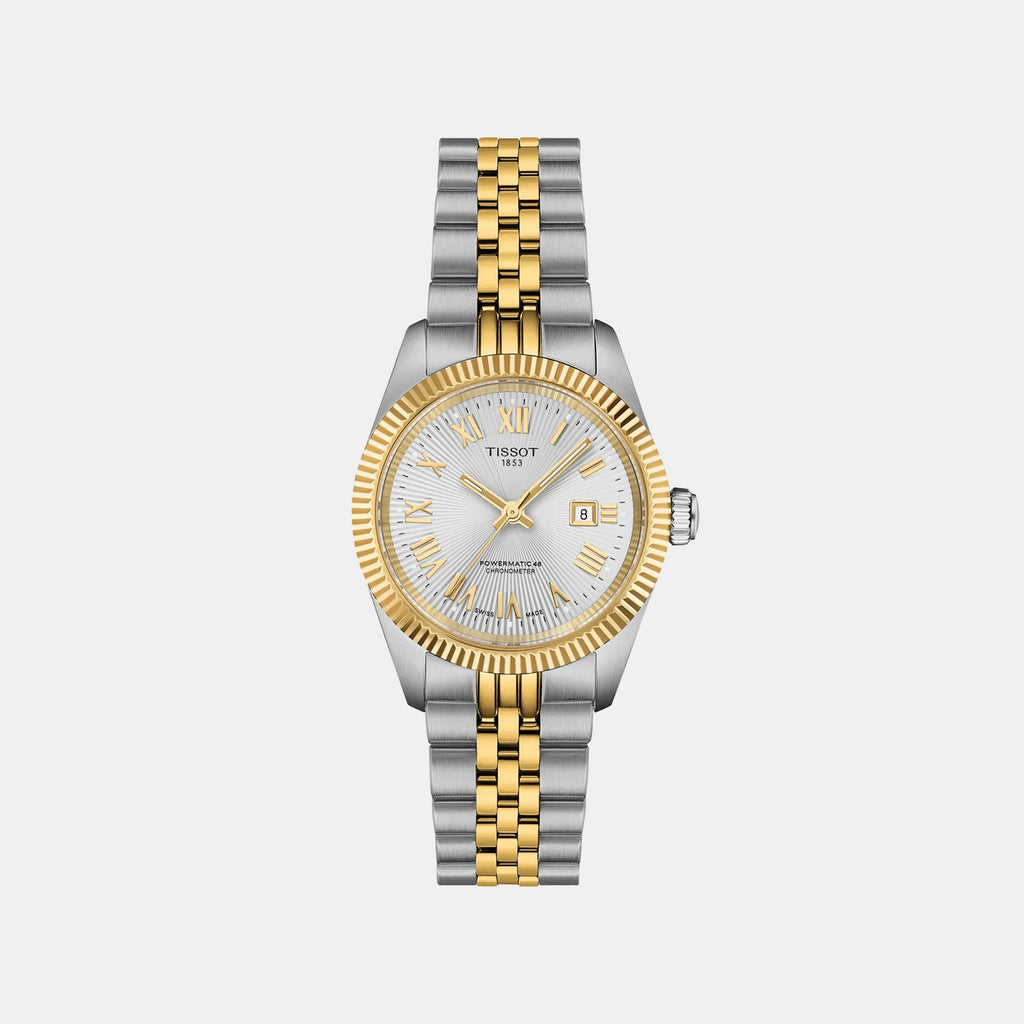 Ballade Women Automatic Silver Dial Analog Stainless Steel Watch T1562082203301