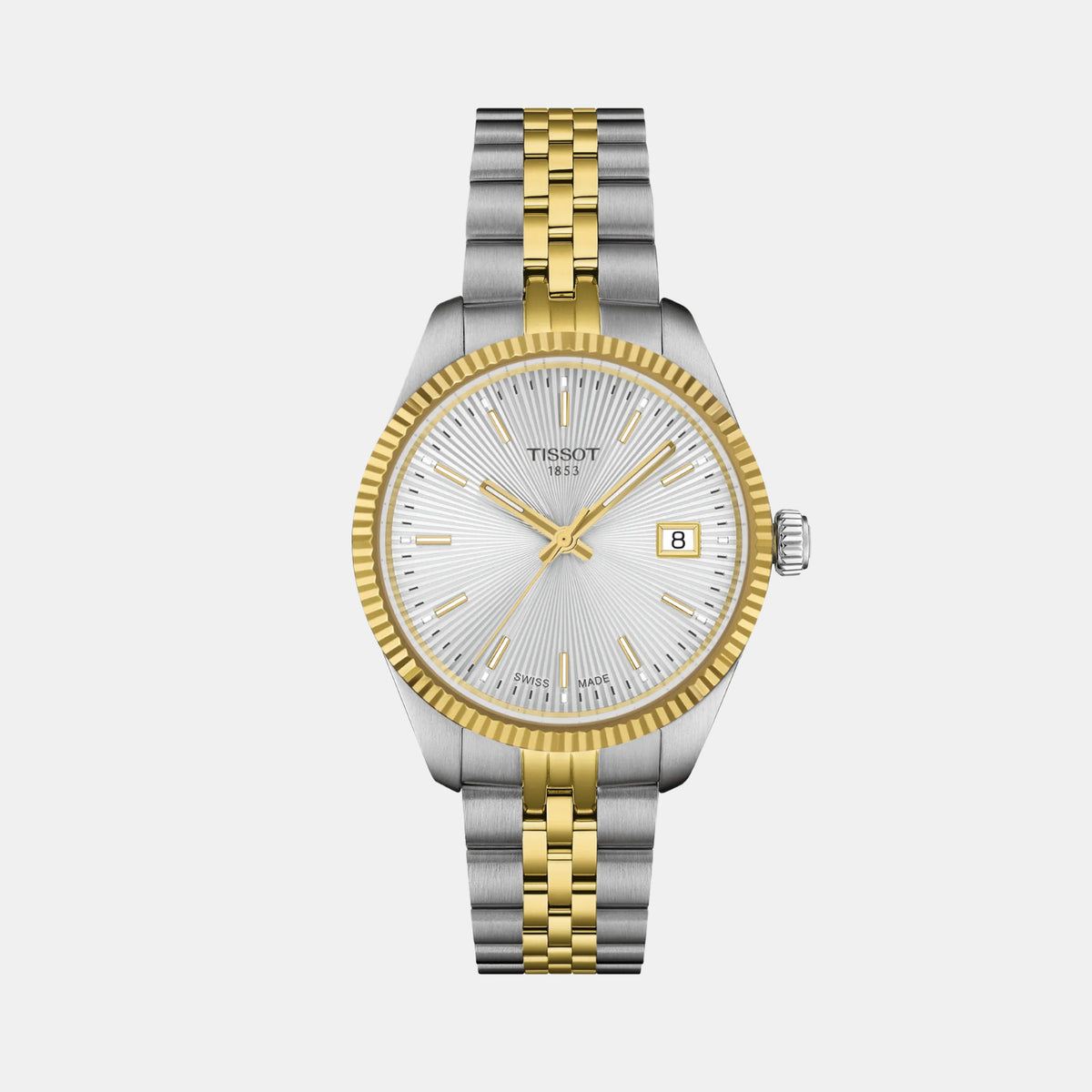 Ballade Women Quartz Silver Dial Analog Stainless Steel Watch T1562102203100