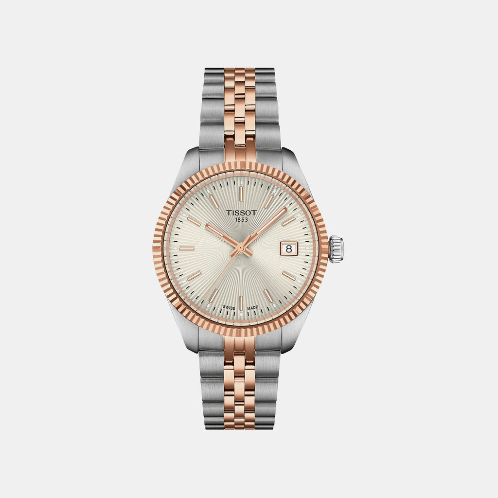 Ballade Women Quartz Silver Dial Analog Stainless Steel Watch T1562102203101