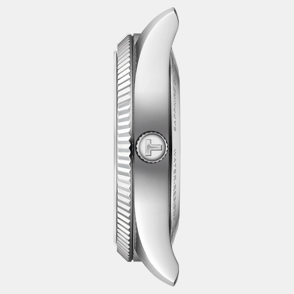 Ballade Men Automatic Silver Dial Analog Stainless Steel Watch T1564081103300