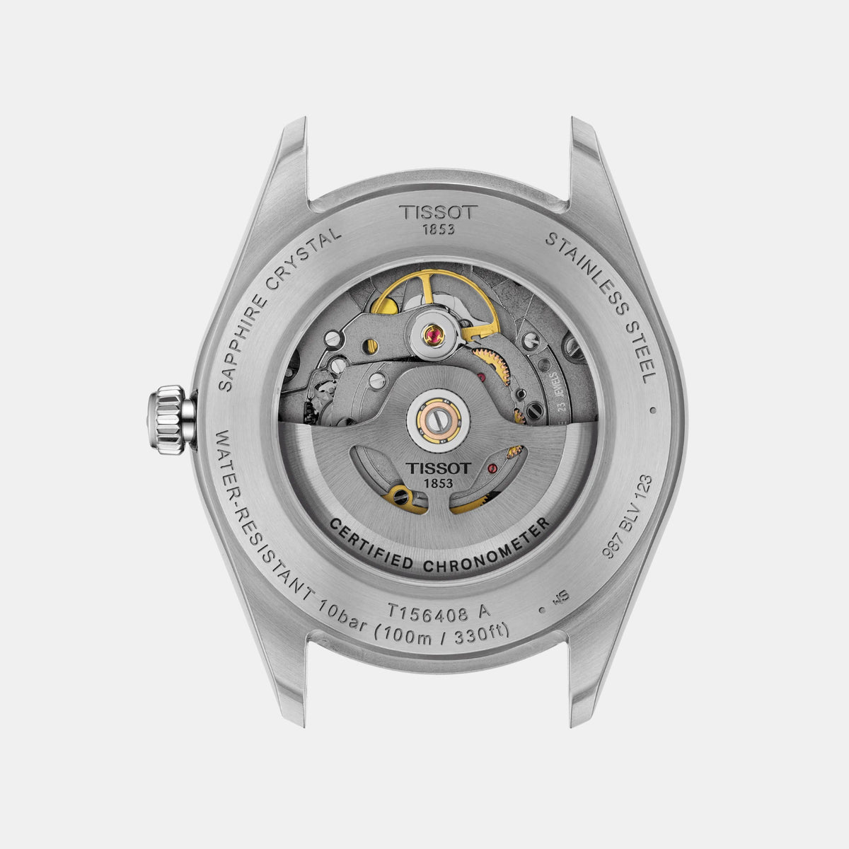 Ballade Men Automatic Green Dial Analog Stainless Steel Watch T1564081109300