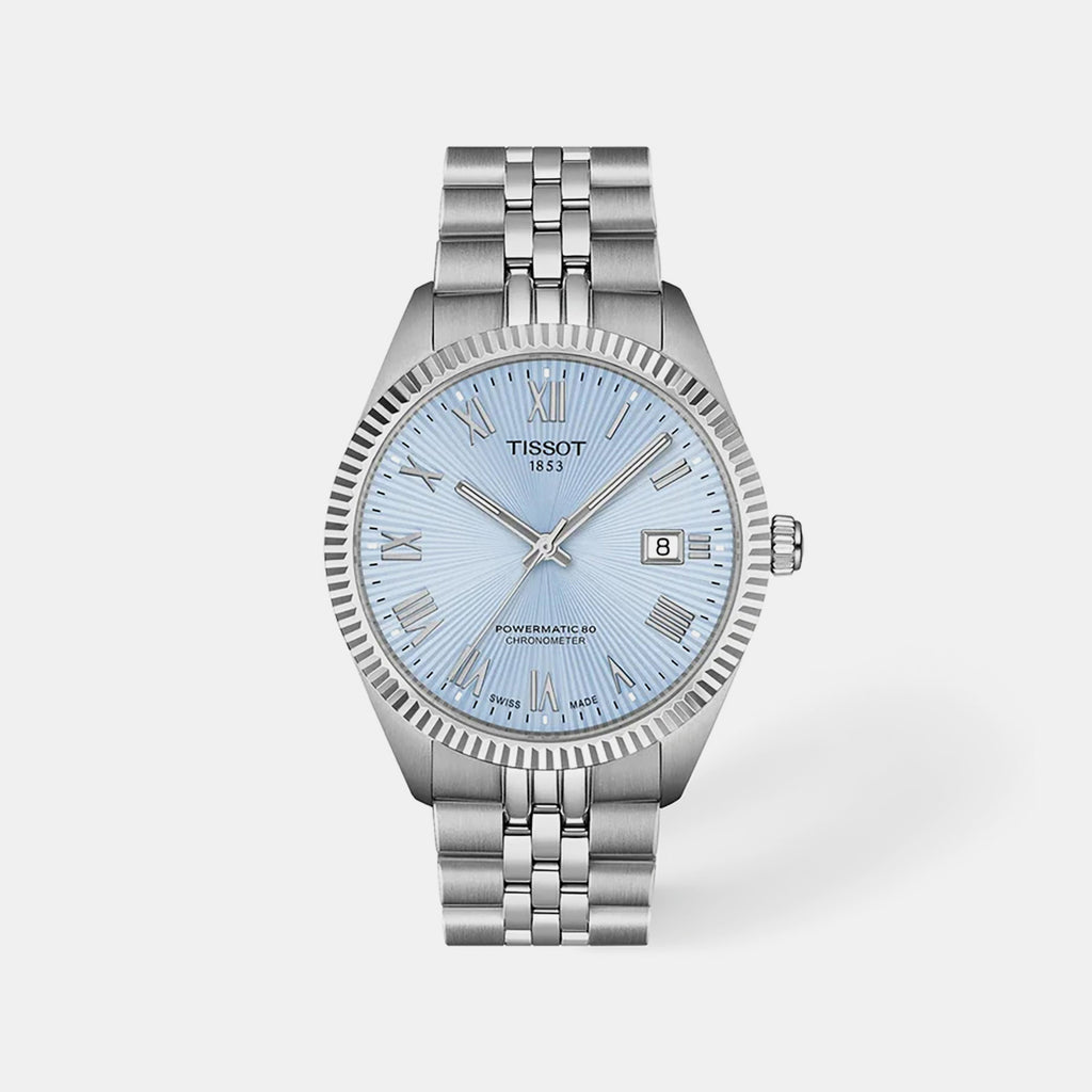 Ballade Men Automatic Blue Dial Analog Stainless Steel Watch T1564081135300