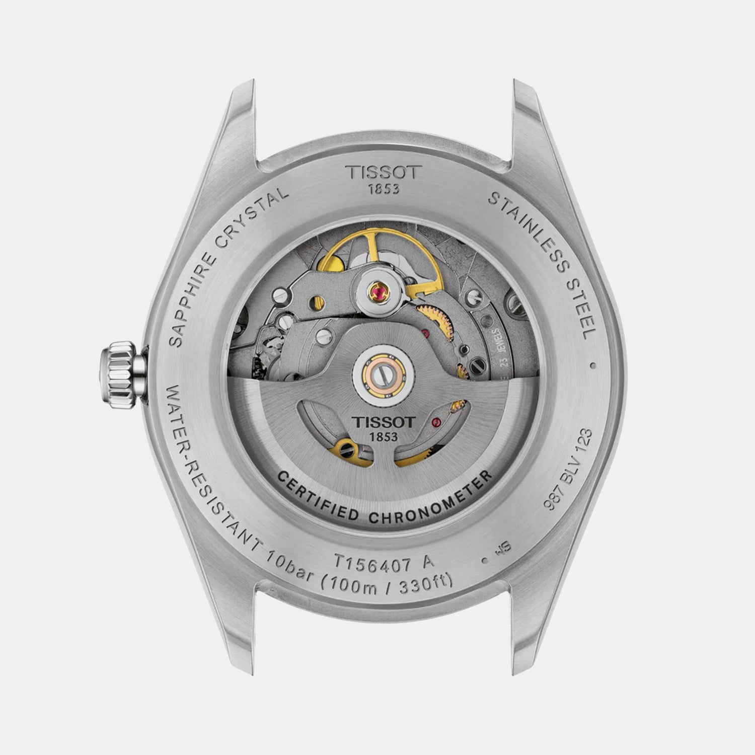 Ballade Men Automatic Silver Dial Analog Stainless Steel Watch T1564082203300