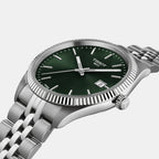 Ballade Men Quartz Green Dial Analog Stainless Steel Watch T1564101109100
