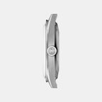 Visodate Men Automatic Silver Dial Analog Leather Watch T1574071603100