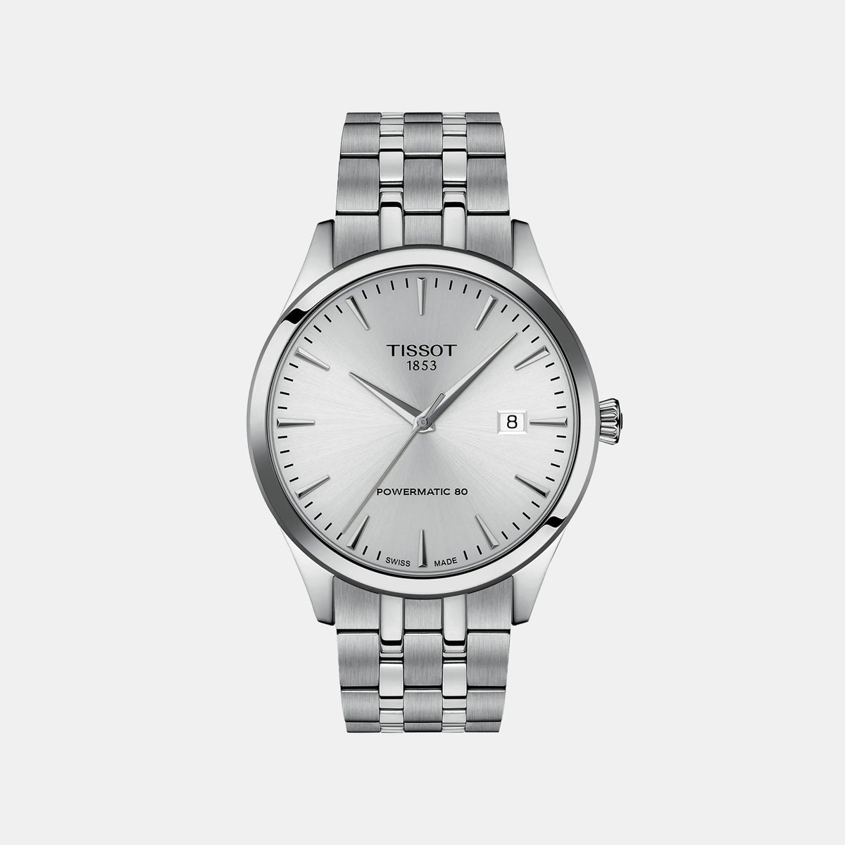 Classic Dream Men Automatic Silver Dial Analog Stainless Steel Watch T1584071103100