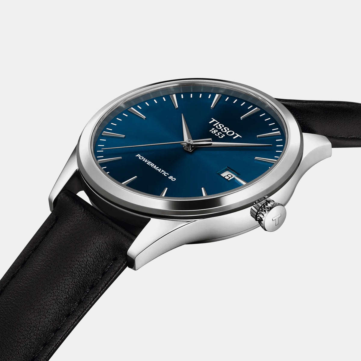 Classic Dream Men Automatic Blue Dial Analog Leather Watch T1584071604100