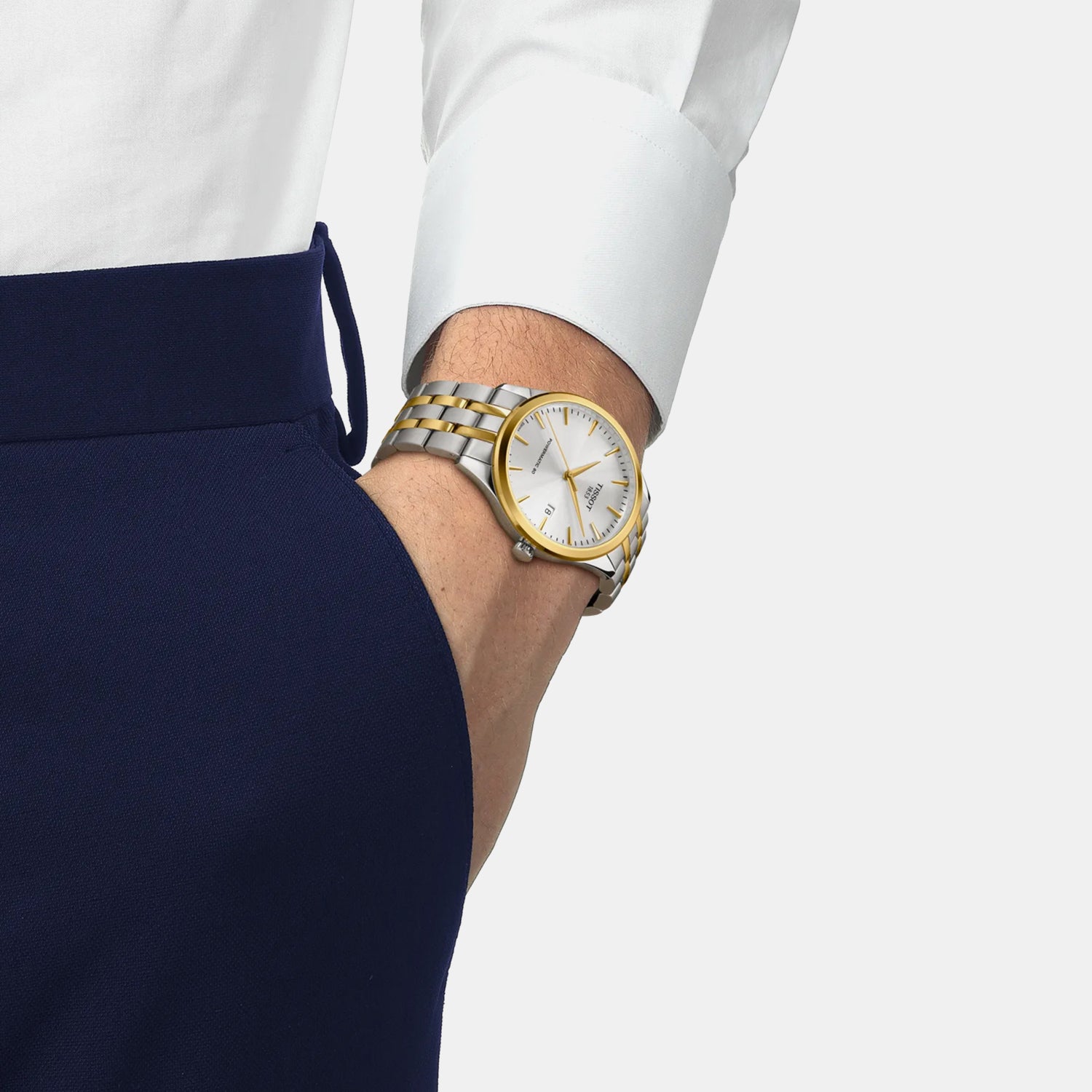 Classic Dream Men Automatic Silver Dial Analog Steel Watch T1584072203100