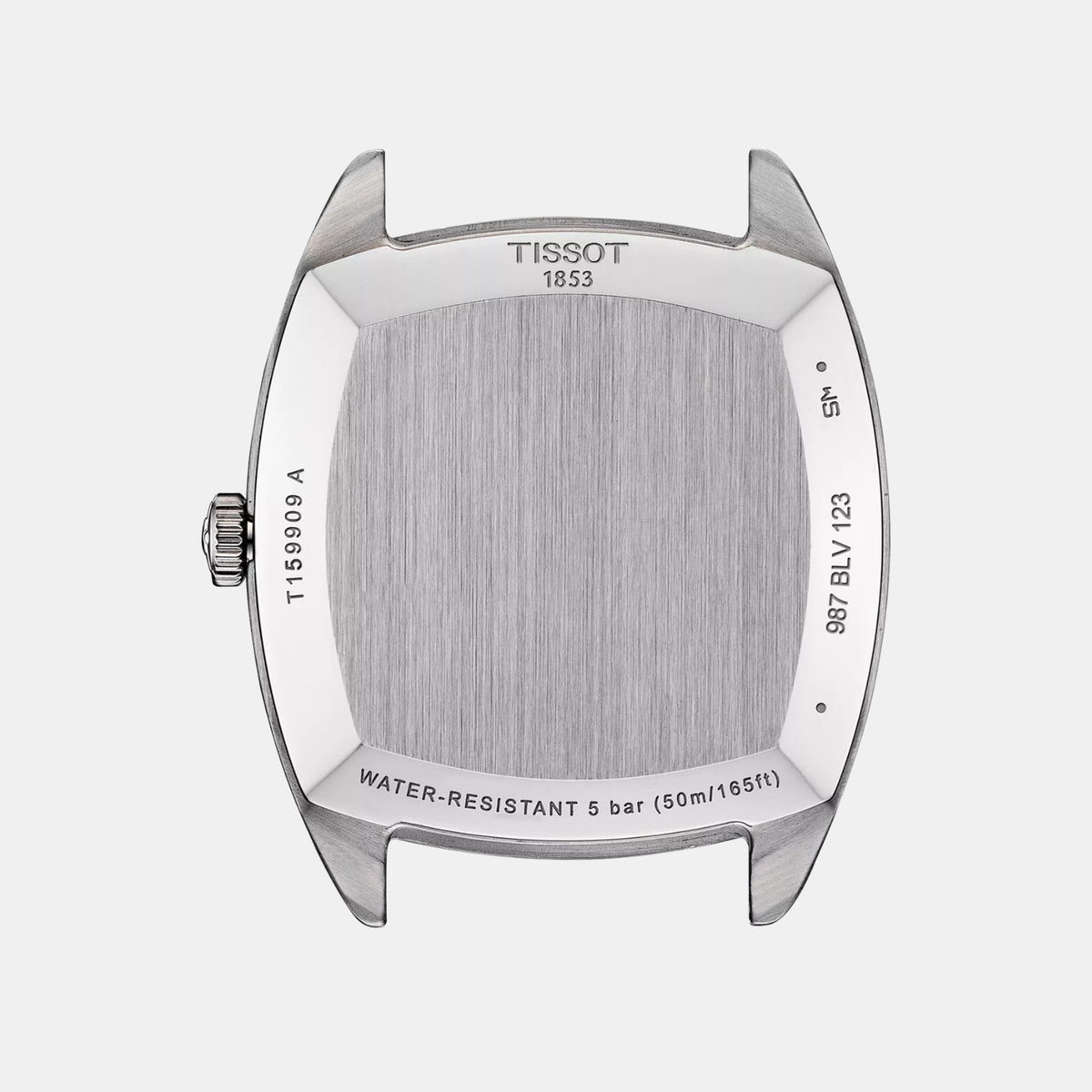 Stylist Unisex Quartz Silver Dial Analog Leather Watch T1599091603100