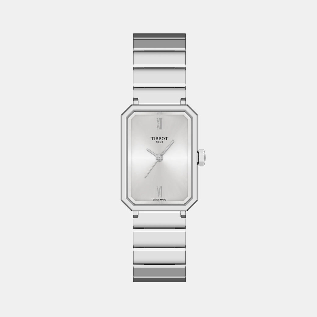 SRV Women Quartz Silver Dial Analog Stainless Steel Watch T1601101103300