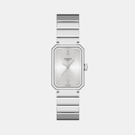 SRV Women Quartz Silver Dial Analog Stainless Steel Watch T1601101103300