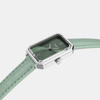 SRV Women Quartz Green Dial Analog Leather Watch T1601101609300