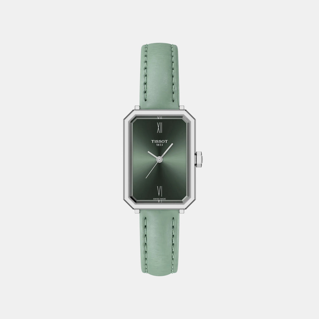 SRV Women Quartz Green Dial Analog Leather Watch T1601101609300