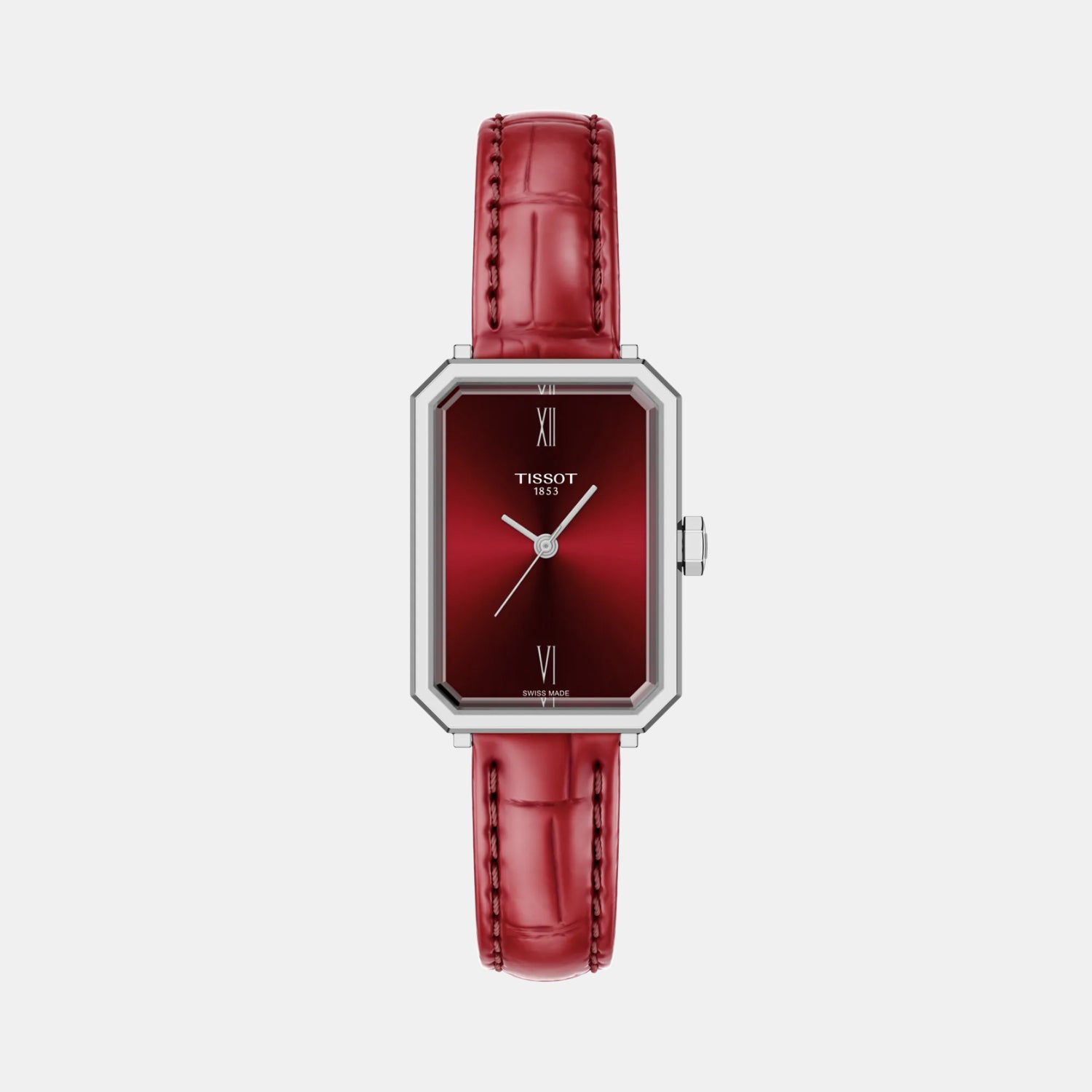 SRV Women Quartz Red Dial Analog Leather Watch T1601101642300