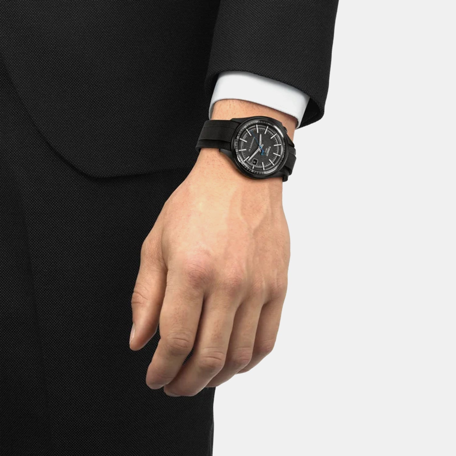 Pinarello Men Automatic Grey Dial Analog Rubber Watch T1624089706100
