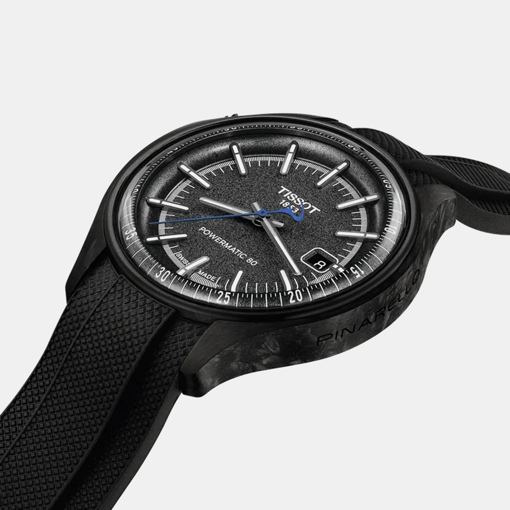Pinarello Men Automatic Grey Dial Analog Rubber Watch T1624089706100