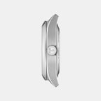 Gentleman 38mm Men Automatic Silver Dial Analog Stainless Steel Watch T1658071103100