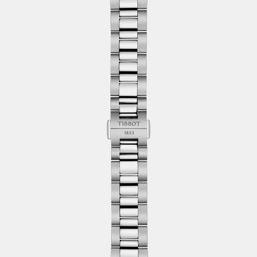 Gentleman 38mm Men Automatic Silver Dial Analog Stainless Steel Watch T1658071103100