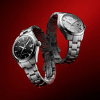 Gentleman 38mm Men Automatic Silver Dial Analog Stainless Steel Watch T1658071103100
