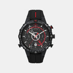 Men Quartz Black Dial Analog Silicone Watch T2N720UJ