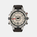Men Quartz White Dial Analog Leather Watch T2N721UJ