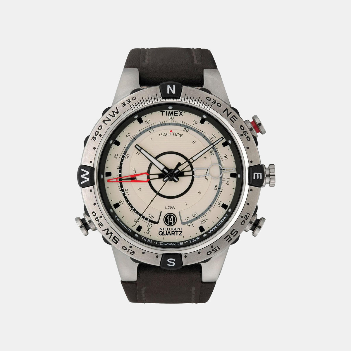 Expedition North Men Quartz White Dial Analog Leather Watch T2N721UJ