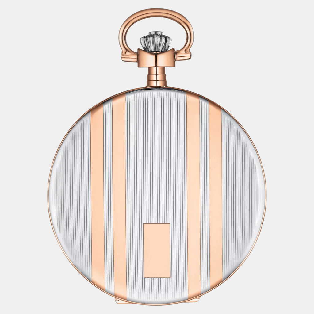 Savonnette Unisex Quartz White Dial Analog Stainless Steel Watch T8624102901300