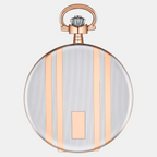 Savonnette Unisex Quartz White Dial Analog Stainless Steel Watch T8624102901300