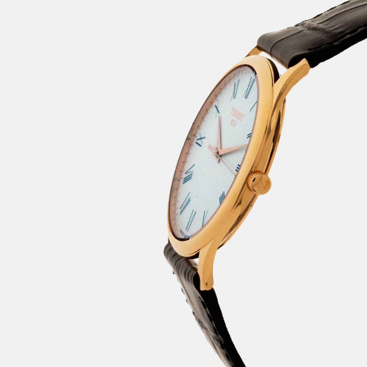 Excellence Men Quartz Brown Dial Analog Leather Watch T9264101629100